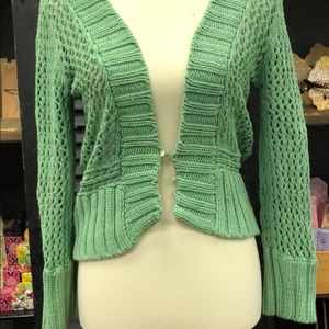 Free People cropped knit sweater